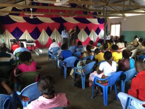 Preaching in Lighthouse Church Mariakani