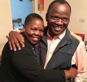 Rev. Mwanza and his wife, Maggie