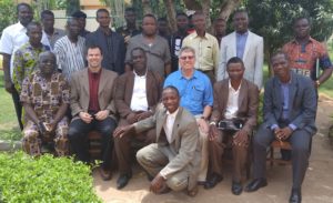 The four Togolese seated in front row will be the coordination team